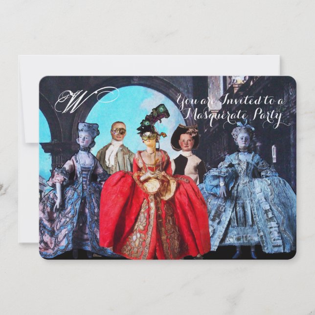 CONVITE FESTA ANTIQUA ITALIANA DE COSTUME MASCARADA DE BOM (Frente)