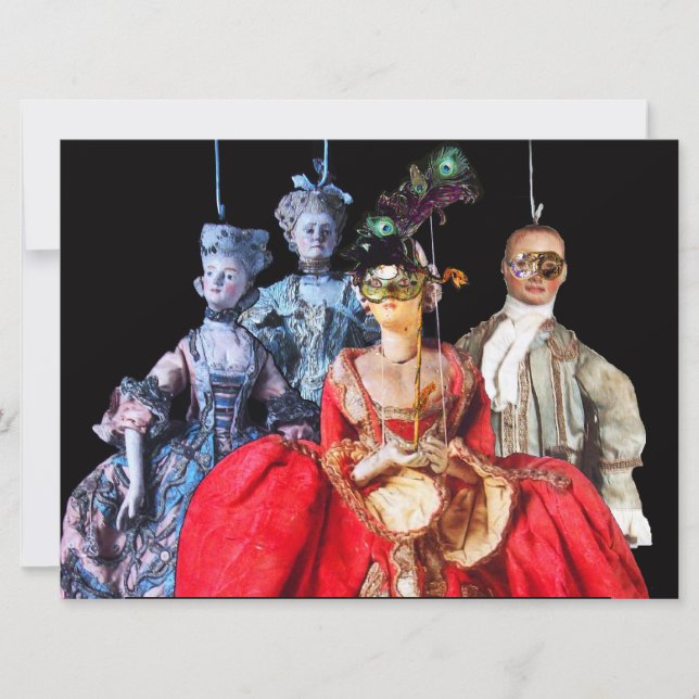 CONVITE FESTA ANTIQUA ITALIANA DE COSTUME MASCARADA DE BOM (Frente)