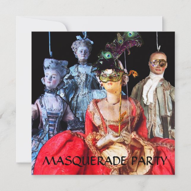 CONVITE FESTA ANTIQUA ITALIANA DE COSTUME MASCARADA DE BOM (Frente)