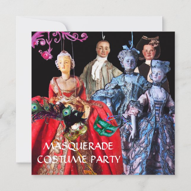 CONVITE FESTA ANTIQUA ITALIANA DE COSTUME MASCARADA DE BOM (Frente)