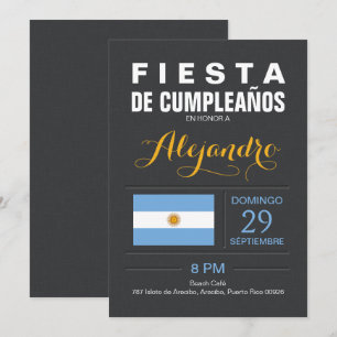 Convite Festa Argentina