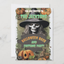 Convite Festa Assustadora de Halloween