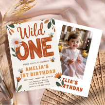 Festa Boho Daisy Wild One Primeiro Aniversário Fot