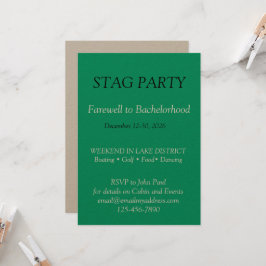 Convite FESTA Bold e na moda STAG