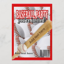 Festa branca e vermelha da revista Baseball