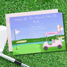 Festa Bridal Golf Cart Chá de panela Brunt