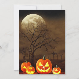 Convite Festa Cérebro do Halloween Bash