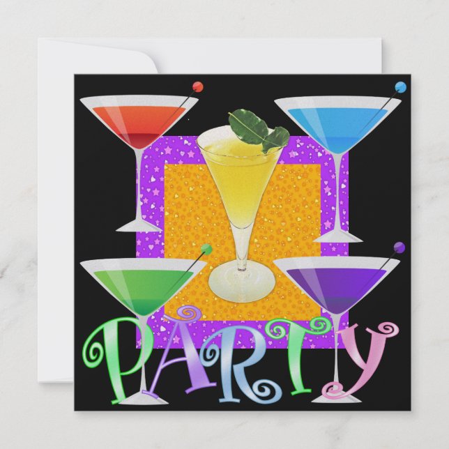 Convite FESTA Cocktail - SRF (Frente)