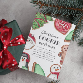 Convite Festa Colorida de Bolachas de Natal