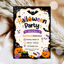 Festa Colorida de Fantasias de Halloween e Coqueté