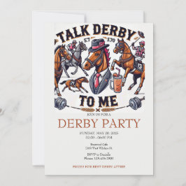 Convite Festa Com Derby Me
