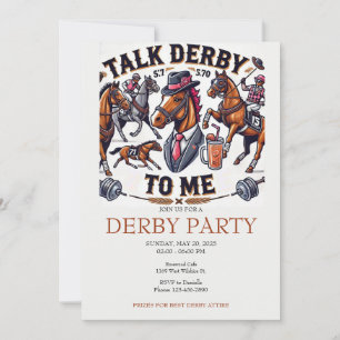 Convite Festa Com Derby Me