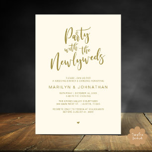 Convite Festa Com O Janto De Casamento Russo De Newlyweds