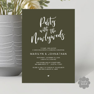 Convite Festa Com O Janto De Casamento Russo De Newlyweds