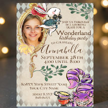 Festa com Tema de Alice no País das Maravilhas com
