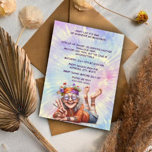 Convite Festa como se fosse aniversário de 1969