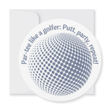 Festa como um golfista