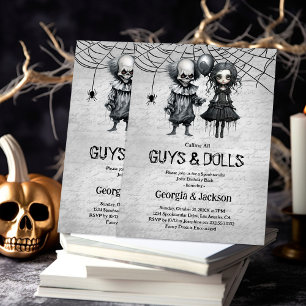 Convite Festa Conjunta de Aniversário de Halloween