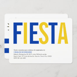 Convite Festa:Convites: Uruguai: Sinalizador uruguaio