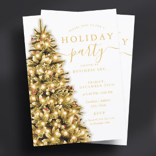 Convite Festa Corporativa de Férias na Árvore de Natal Dou