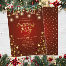 Festa Corporativa de Natal Casa Vermelha Dourada E