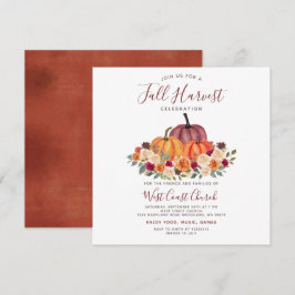 Convite Festa da Colheita de Outono, Festa de Outono, Comu