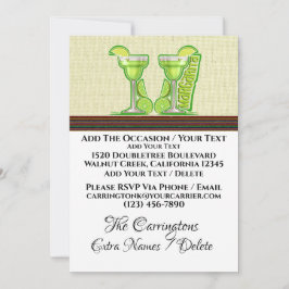 Convite Festa da Margarita - Veja o Verso -