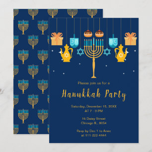 Convite Festa da Menorah de Hanuka