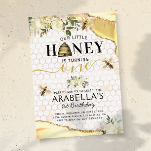 Convite Festa de 1º Aniversário da Abelhinha