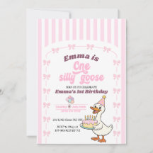 Festa de 1º Aniversário da Menina Gansa Tonta com 