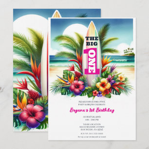 Convite Festa de 1º Aniversário da Tropical Surfboard The 