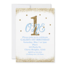 Festa de 1º Aniversário dos Meninos Azul & Dourado