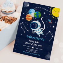 Festa de 1º Aniversário Espacial Primeira Volta ao