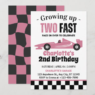 Convite Festa de 2º Aniversário da Two Fast Girl