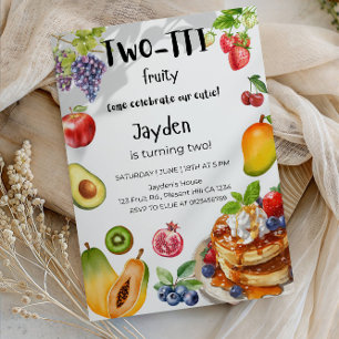 Convite Festa de 2º Aniversário do Menino -TTI Frutti