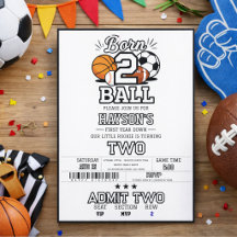 Festa de 2º Aniversário Tema Esportes Nascido pra 