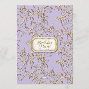 Convite Festa de 21 Anos Glam Glamouroso Estilo Hollywood 