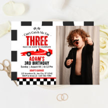 Festa de 3 anos do menino do carro de corrida Não 