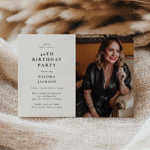 Convite Festa de 40 Anos da Modern Photo
