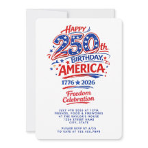 Festa de 4 de Julho do 250º Aniversário da América