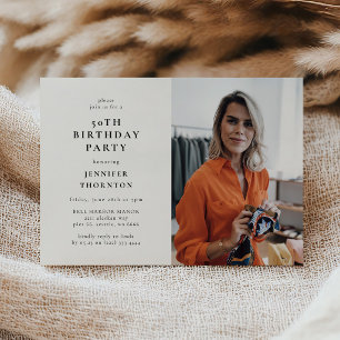Convite Festa de 50º Aniversário da Modern Photo