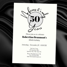 Festa de 50 anos engraçada e sem medos