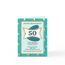 Festa de 50 Anos Retro Meados do Século Qualquer I