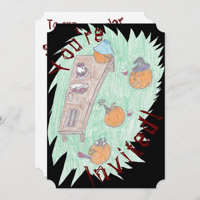 Convite Festa de Abóbora! (Frente/Verso)