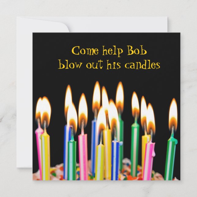 Convite Festa de aniversário (Frente)