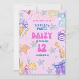 Convite festa de aniversário