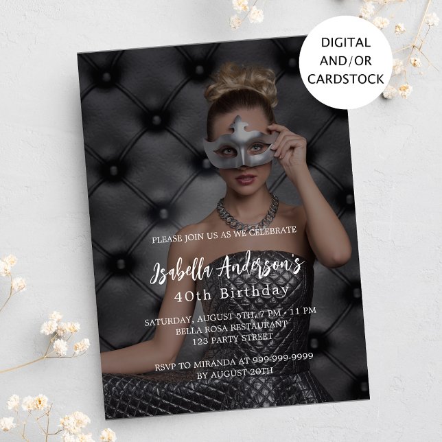 Convite Festa de aniversário (Criador carregado)