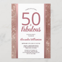 festa de aniversário 50 e Fabuloso, Dourado Glam 5