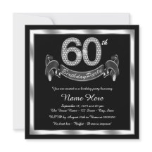 Festa de aniversário 60ª prata