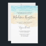 Convite Festa de aniversário Adulta de Childrens de Praia<br><div class="desc">Watercolor Beach Childrens Adultos Coleção de Convites de aniversário em Niche e Nest store.</div>